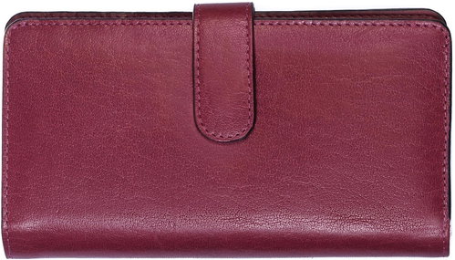 Women's leather wallet SEGALI 3489 magenta - Wallet - Main image