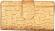 Women's leather wallet SEGALI 70099 gold - Wallet