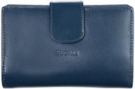 Women's leather wallet SEGALI 70092 blue - Wallet