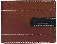Men's leather wallet SEGALI 70078 cognac - Wallet