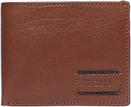 Peňaženka Pánska kožená peňaženka SEGALI 70076 koňak - Peněženka