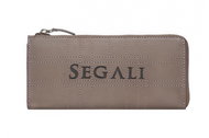 Women's leather wallet SEGALI 4993 taupe - Wallet