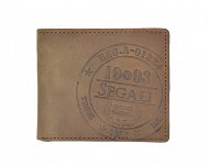 Men's leather wallet SEGALI 614827 A brown - Wallet