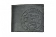 Men's leather wallet SEGALI 614827 A black - Wallet