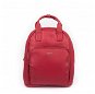 women's leather backpack SEGALI 9026 red - Laptop Backpack
