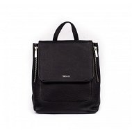 women's leather backpack SEGALI 9027 black - Laptop Backpack