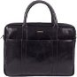 Men's leather bag SEGALI 7009 black - Laptop Bag