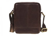 men's leather shoulder bag SEGALI 1110 cuero - Shoulder Bag