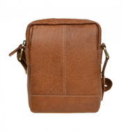 men's leather shoulder bag SEGALI 1110 cognac - Shoulder Bag