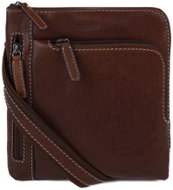 men's leather shoulder bag SEGALI 25579 brown - Shoulder Bag