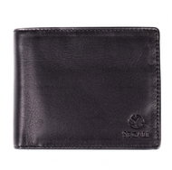 Men's leather wallet SEGALI 901 black - Wallet