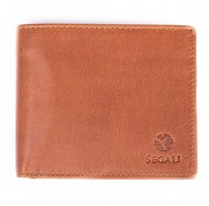 Men's leather wallet SEGALI 148 cognac - Wallet