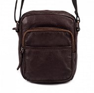 Shoulder bag leather SEGALI 29413 brown - Shoulder Bag