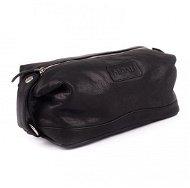Cosmetic bag leather SEGALI 1030 black - Make-up Bag