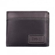 Men's leather SEGALI 7493 black - Wallet