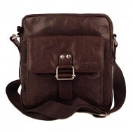 Men's leather bag Segali 3289 brown - Shoulder Bag
