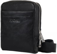Men's leather bag Segali 2012 black - Shoulder Bag