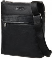 Men's leather bag Segali 343 black - Shoulder Bag