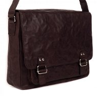 Men's leather bag SEGALI 6135 brown - Laptop Bag