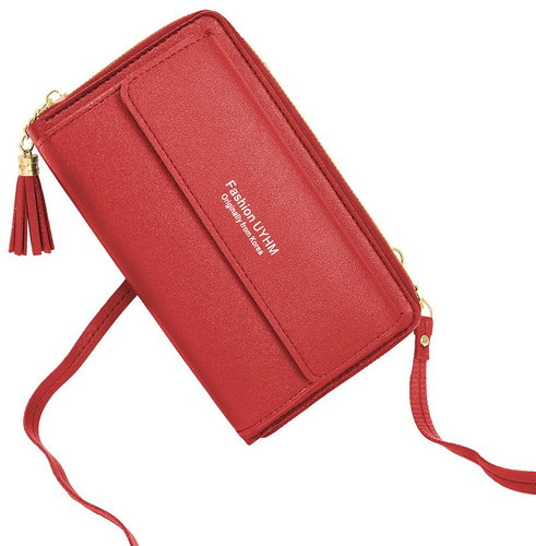 Kufryplus Crossbody wallet PB410 red Main image Kufryplus Crossbody wallet PB410 red - Wallet - Main image