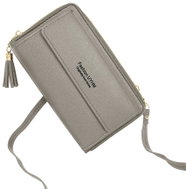 Kufryplus Crossbody peněženka PB411 šedá - Wallet