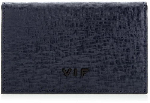 VIF Leather card case Kauri Blue - Wallet - Main image