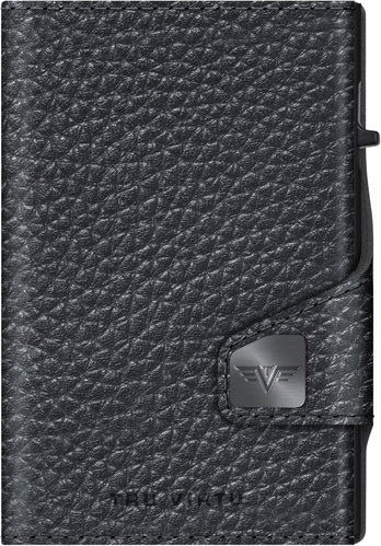 Tru Virtu Click & Slide Pebble wallet, black/black - Wallet - Main image