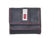 Old River Women's wallet small Schwarz/Rot - Wallet