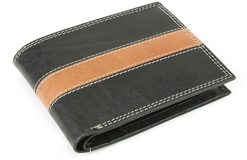 Arwel Abelard black leather men's wallet - Wallet - Main image
