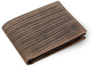 Arwel Andre brown bamboo leather men's wallet - Wallet