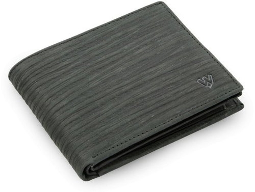 Arwel Andre black bamboo men's leather wallet - Wallet - Main image