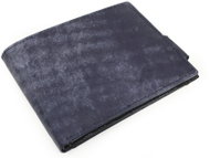 Arwel Andre men's blue jeans leather wallet - Wallet