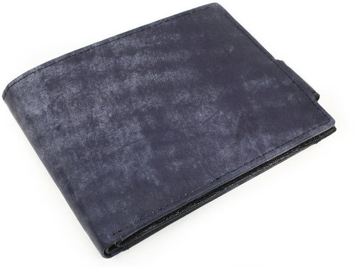 Arwel Andre men's blue jeans leather wallet - Wallet - Main image