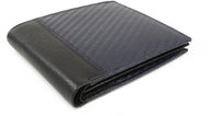 Arwel Fingal men's leather wallet in dark blue and black - Wallet