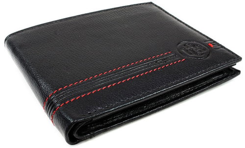 Arwel Majvor men's black leather wallet - Wallet - Main image