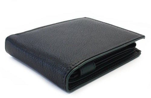 Arwel Marston leather wallet with green clasp - Wallet - Main image