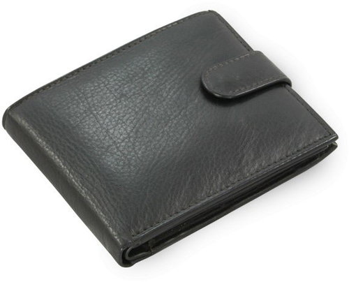 Arwel Thomas men's black leather wallet - Wallet - Main image