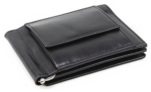 Arwel Miles black leather men's wallet - Wallet - Main image