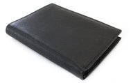 Arwel Tilemahos large black document wallet with internal clasp - Wallet