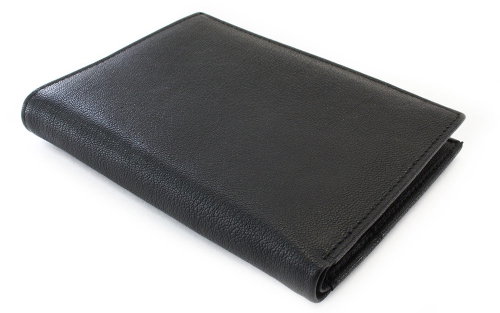 Arwel Tilemahos large black document wallet with internal clasp - Wallet - Main image