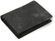 Arwel Raffael black leather Jeans - Wallet