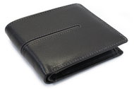 Arwel Germund black/grey leather wallet - Wallet