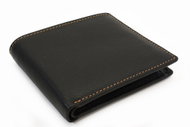 Arwel Adodine black leather wallet with light stitching - Wallet
