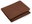 Dark brown leather wallet