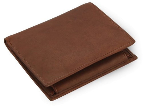 Arwel Dark brown leather wallet - Wallet - Main image