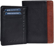 Old River Wallet with detachable document case black and brown - Wallet