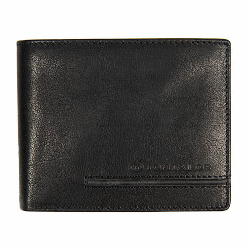 Tom Tailor Devon horizontal wallet, black - Wallet - Main image
