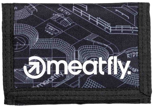 Meatfly Huey Wallet, Blueprint / Black Main image Meatfly Huey Wallet, Blueprint / Black - Wallet - Main image