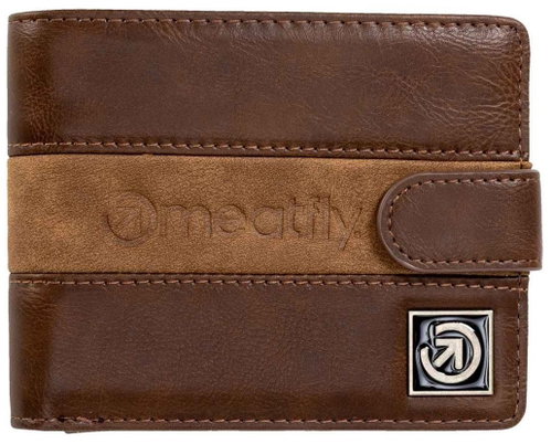 Meatfly Neil, dark taupe/oak - Wallet - Main image