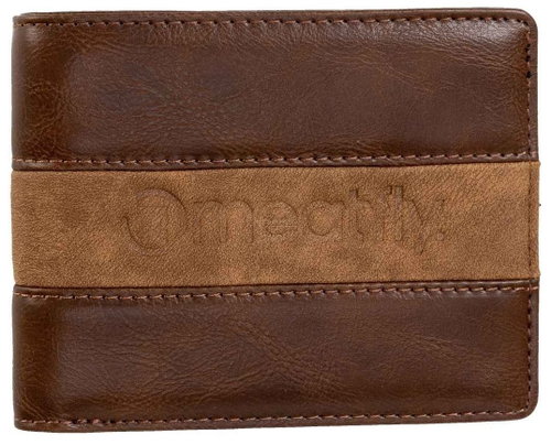 Meatfly Lerick, Dark Taupe / Oak - Wallet - Main image